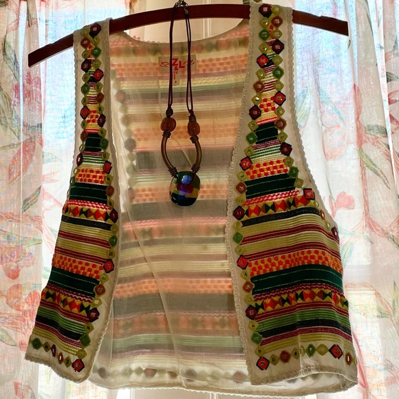 NYC Art Glass Necklace - Picture 5 of 5